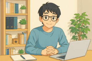 アイ・ワークスを卒業し、特例子会社で事務職として働く20代男性の障害者雇用成功事例