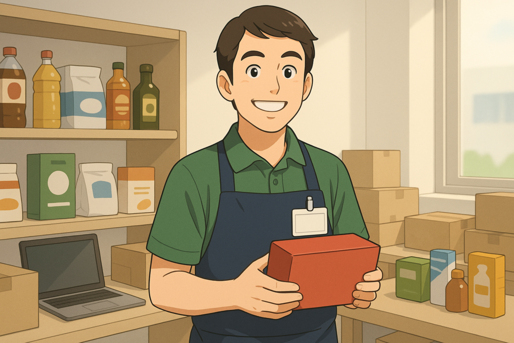 小売業の販売職で商品を扱う30代男性の障害者雇用成功事例