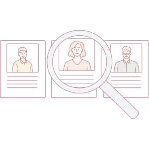 当事者本人だけでなく親や家族の視点も大切にした支援を表すイメージイラスト